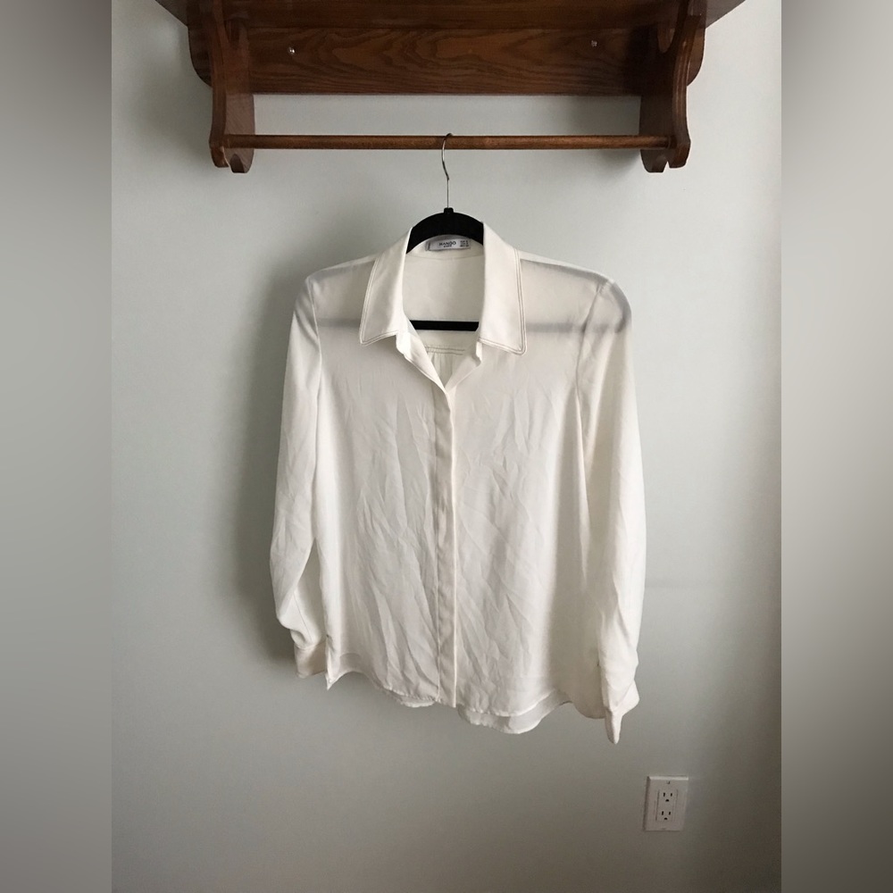 Mango Off-white Shirt 4